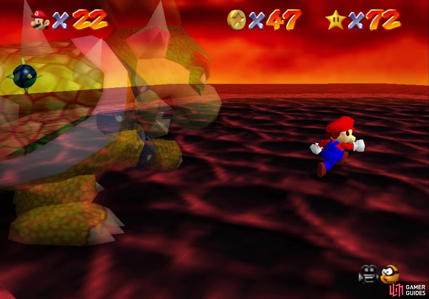 Bowser In The Fire Sea Bowser In The Fire Sea Super Mario