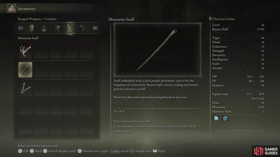 How To Get The Meteorite Staff Early Special Unique Weapons Weapons