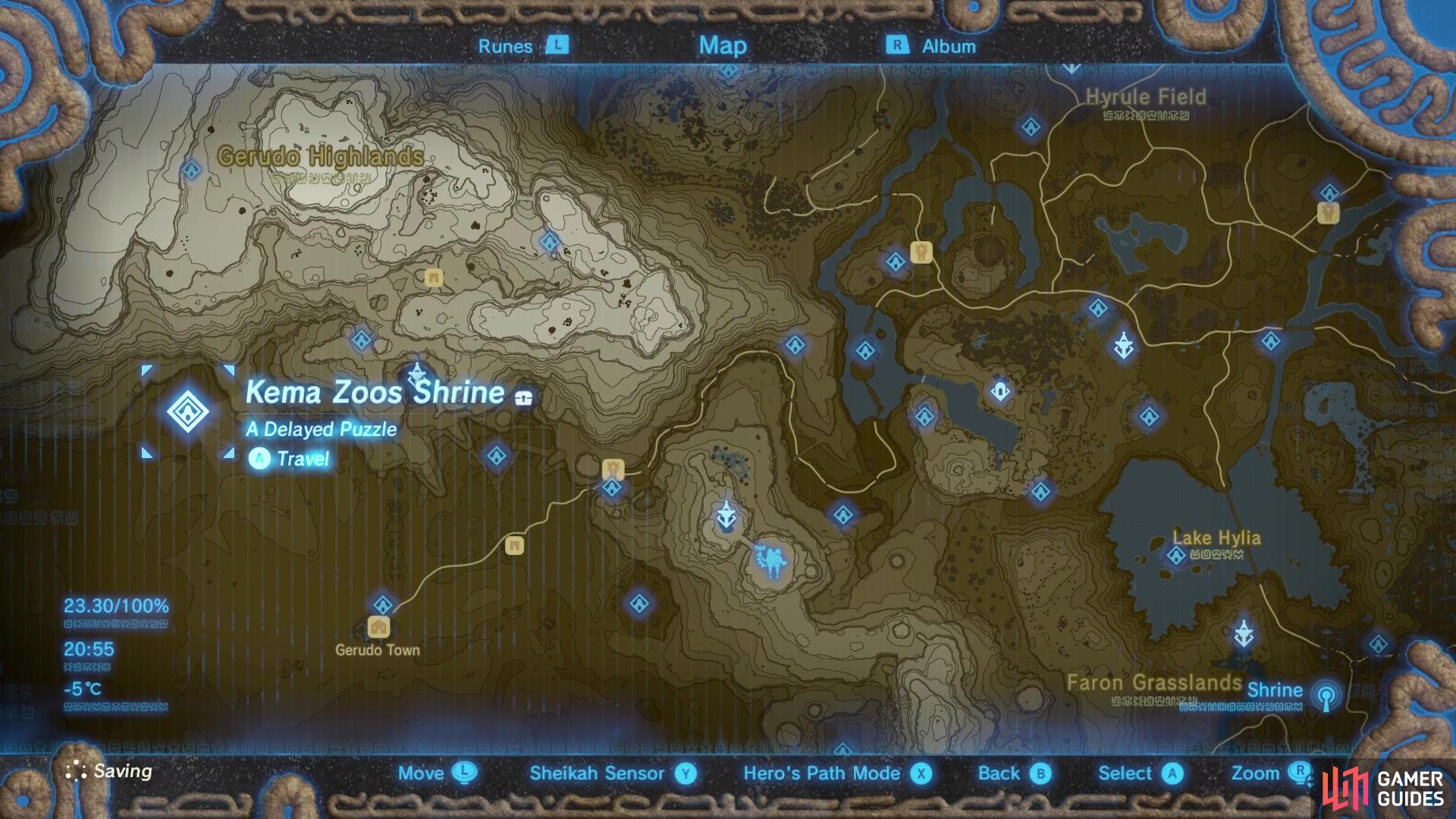 Kema Zoos Shrine Wasteland Region Towers And Shrines The Legend