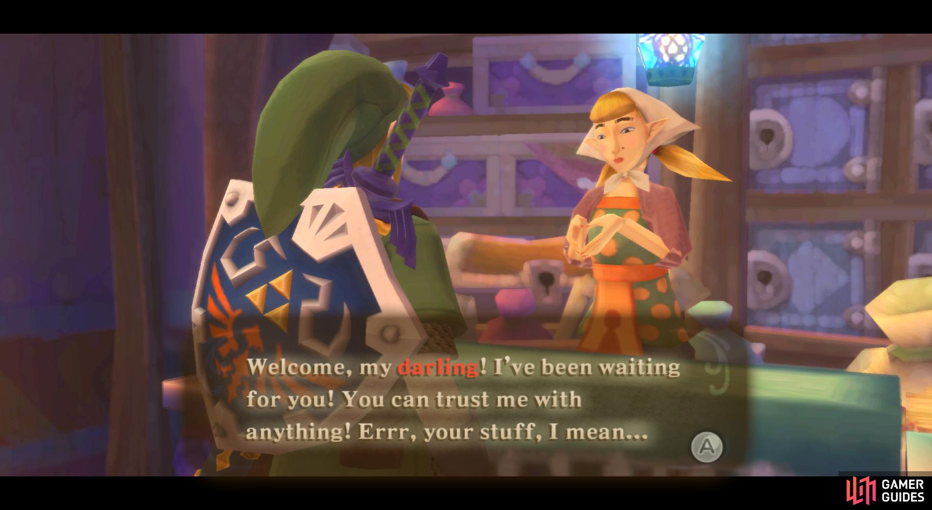 Peatrices Crush Sidequests Gratitude Crystals The Legend Of Zelda Skyward Sword Hd 