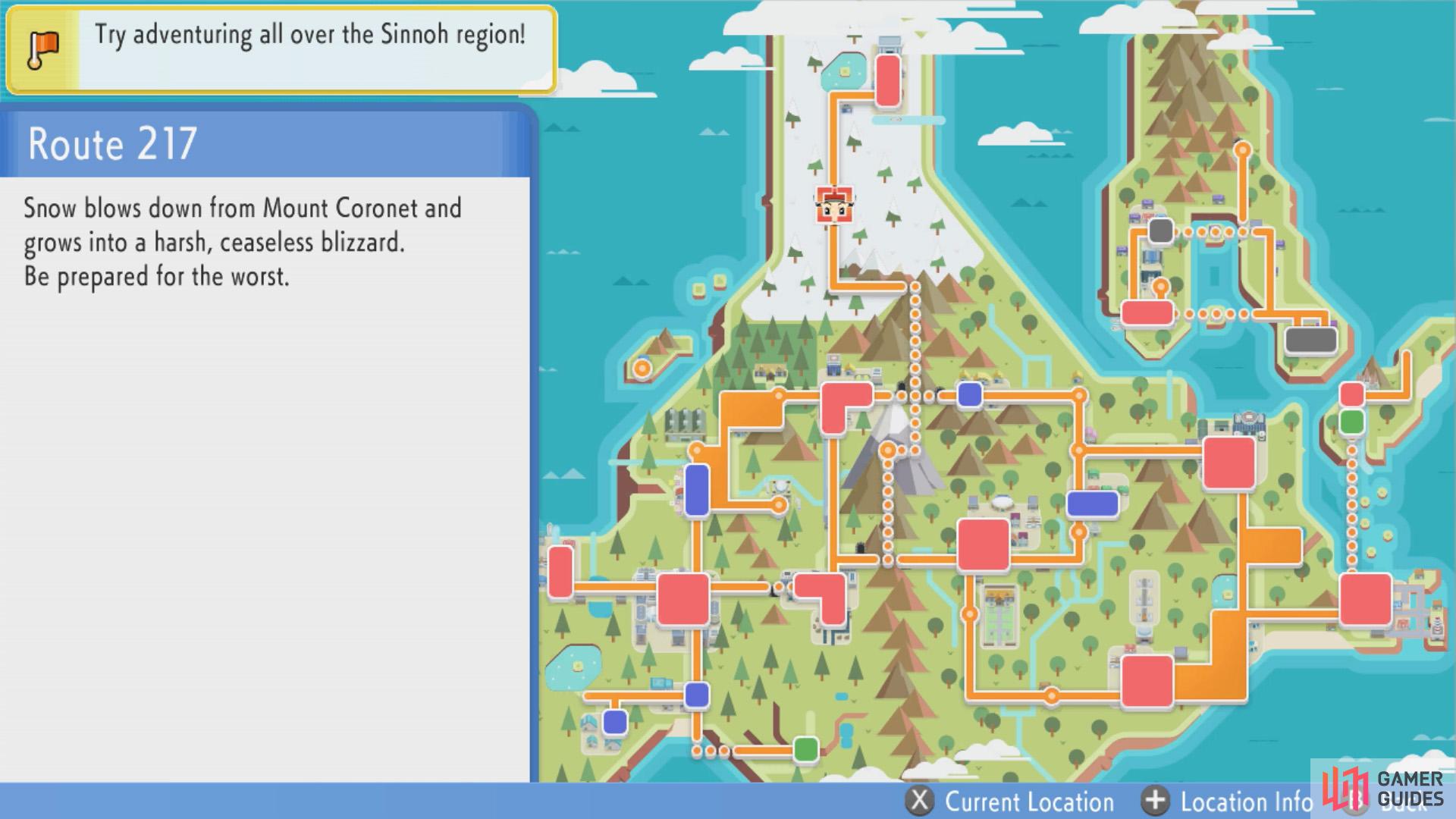 Route 217 Encounters Items Icicle Badge Walkthrough Pok mon Route 217 Encounters Items Icicle Badge Walkthrough Pok mon