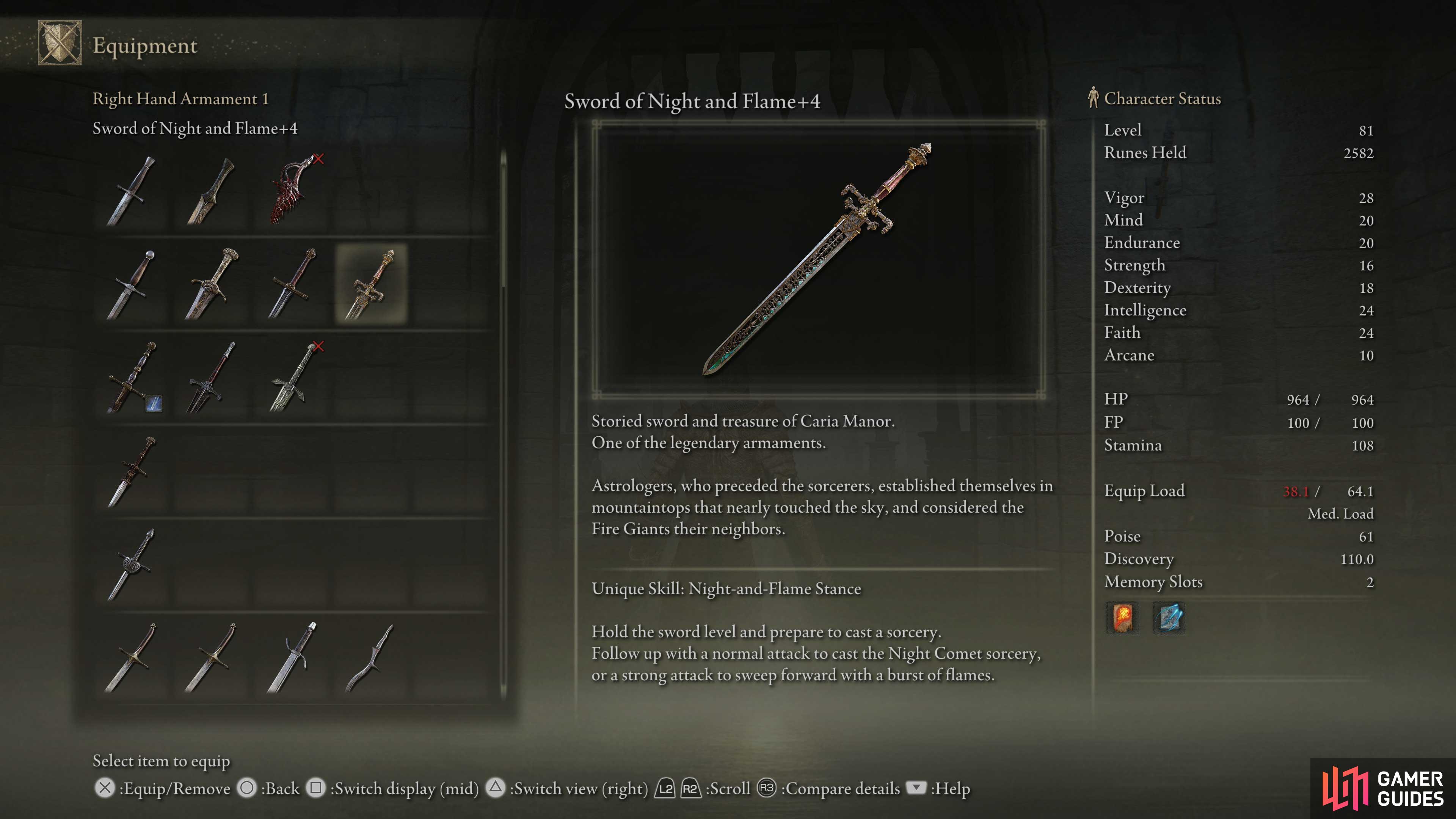 How to Get the Sword of Night and Flame Early - Special/Unique Weapons ...