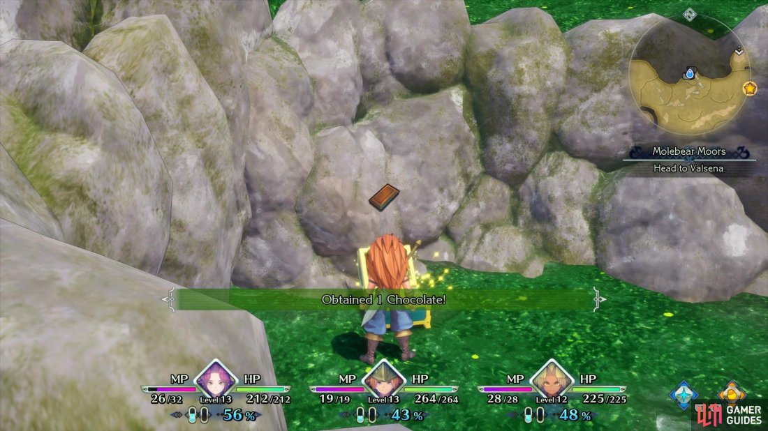 You’ll often be left disapointed with the contents of chests in Trials of Mana.