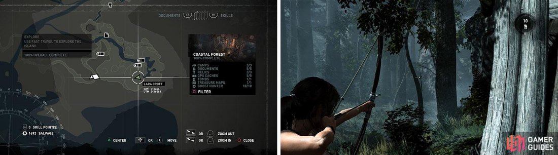 Tomb Raider Ghost Hunter Map Ghost Hunter - Challenges Checklist - Appendix | Tomb Raider: Definitive  Edition (2013) | Gamer Guides®