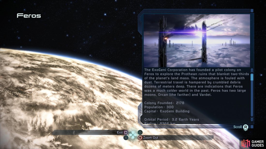Feros is the setting for one of the game’s core missions.