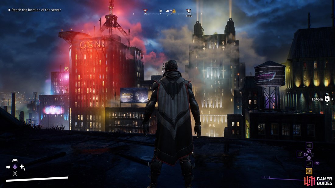 The design of Gotham City is visually appealing, even on console… framerate issues aside.