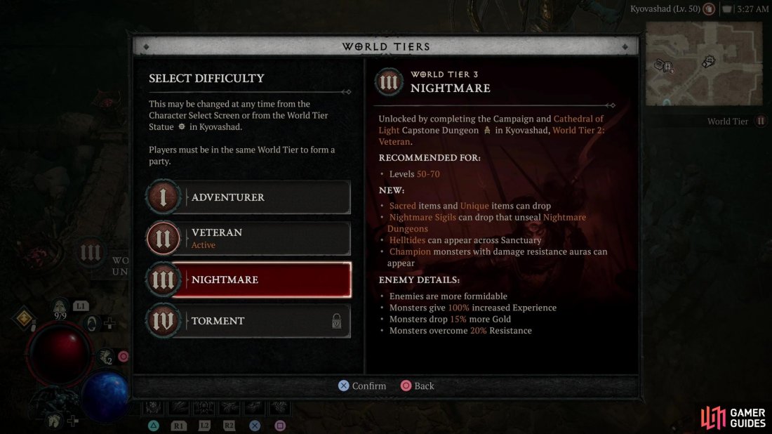 Diablo 4 has four World Tiers - or difficulty modes - two of which can only be unlocked by completed Capstone Dungeons.