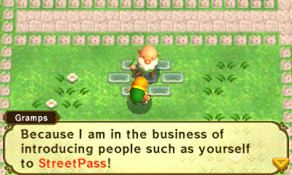 Thanks to the wonders of StreetPass, you can swap data with other players whove played A Link Between Worlds and setup StreetPass for it. StreetPass communication constantly occurs in the background while your Nintendo 3DS or 2DS is powered on or in sleep mode (but not during local or online play).