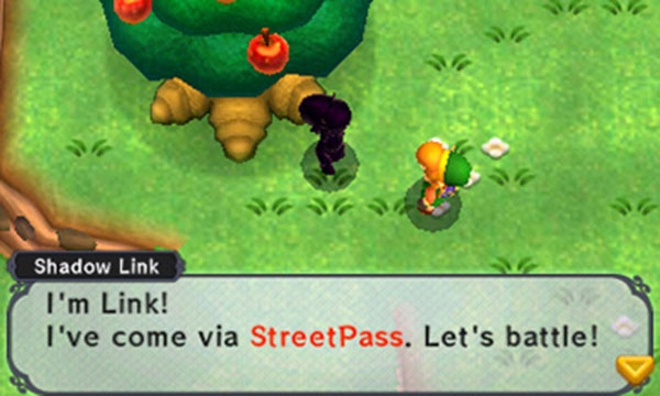 This one doesnt really help you per se, except in a kind of roundabout way. While youre enjoying the game, dont forget to setup StreetPass, by speaking to Gramps on the west side of Kakariko Village and, similarly, dont forget to update your Shadow Link every now and again. Enabling StreetPass for this game doesnt take any extra effort, other than leaving your 3DS or 2DS on.