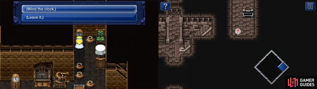 Examine the north clock to open the secret passage. After finding the basement, you can find the Ribbon on the far right. Go to the bottom and examine the tile.