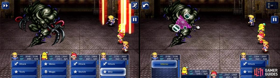 ff6 how to use blitz