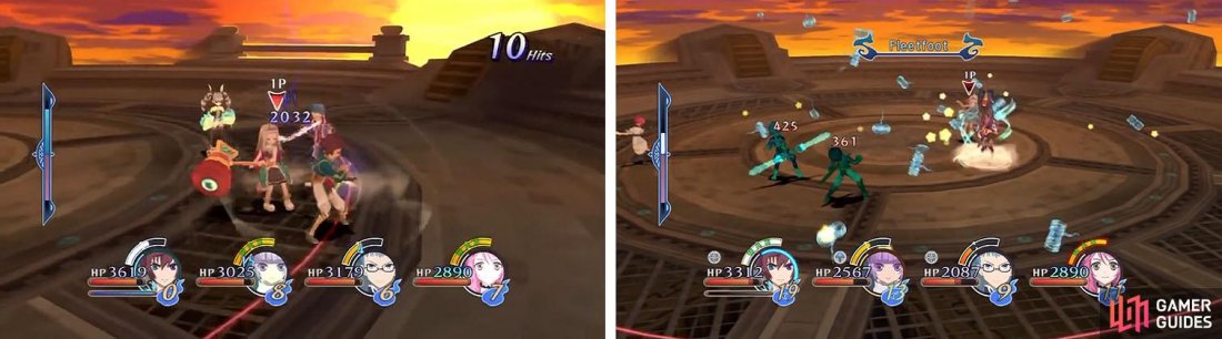 The fight is pretty manageable until you get Poisson low enough in HP that she spams falling hammers. You then need to decide to either become extremely offensive or play defensively.