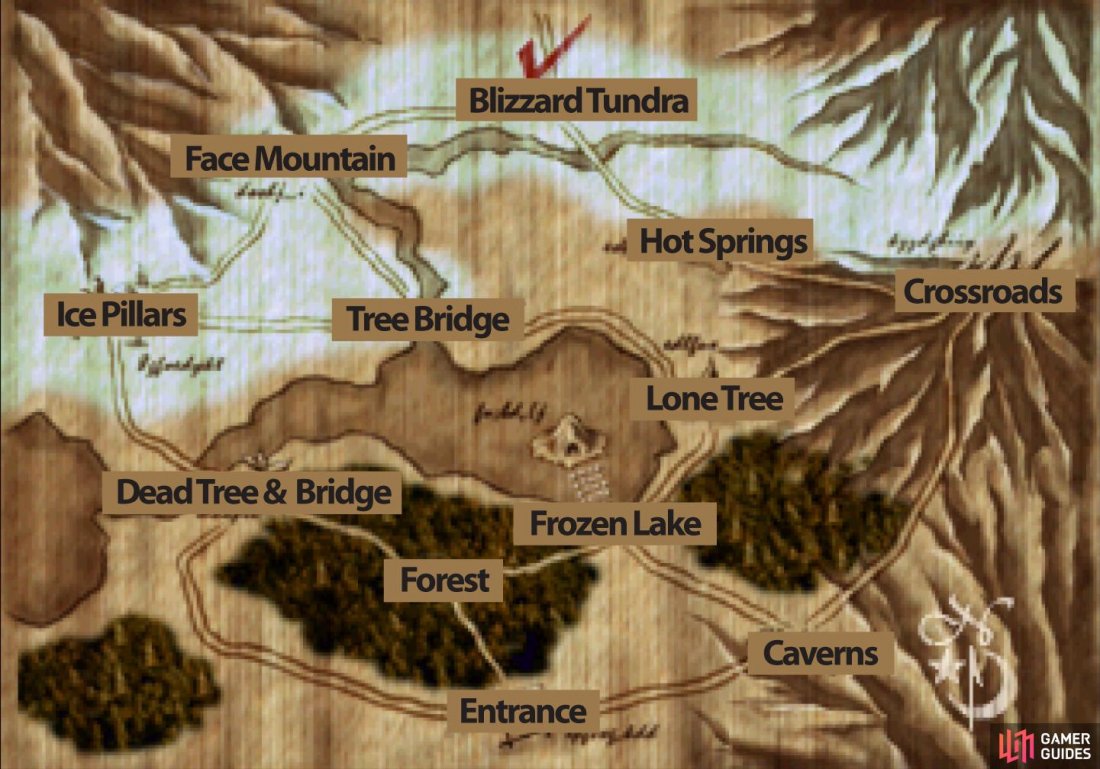 Ff7 Great Glacier Map The Great Glacier - Reunion - Walkthrough (Disc 2) | Final Fantasy Vii  (1997) | Gamer Guides®