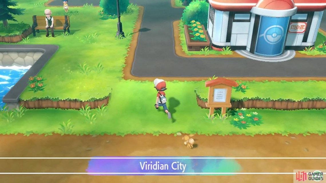 Viridian City - Gym 1 (Boulder Badge) - Walkthrough | Pokémon: Let's Go ...