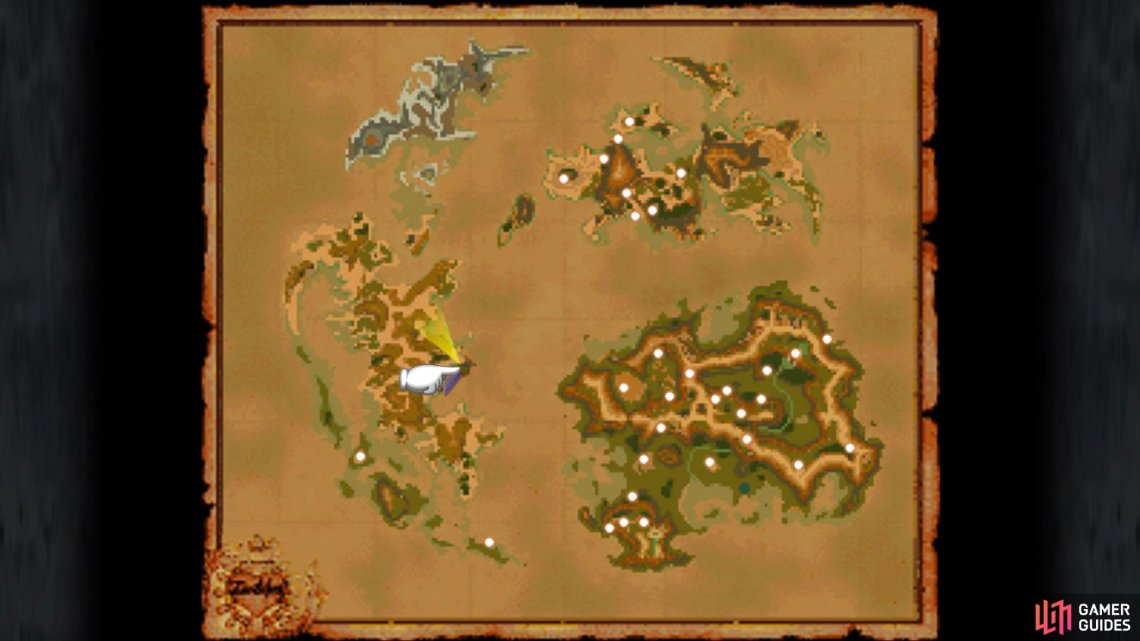 The location of Chocograph 17 on the world map