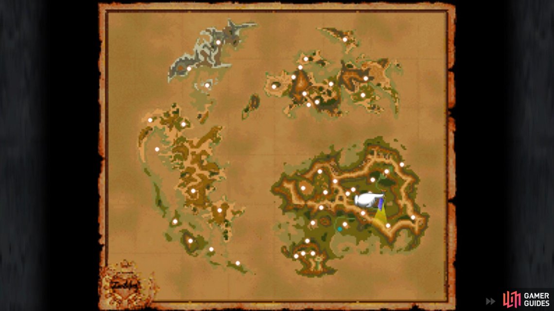 The location of Chocograph 3 on the world map