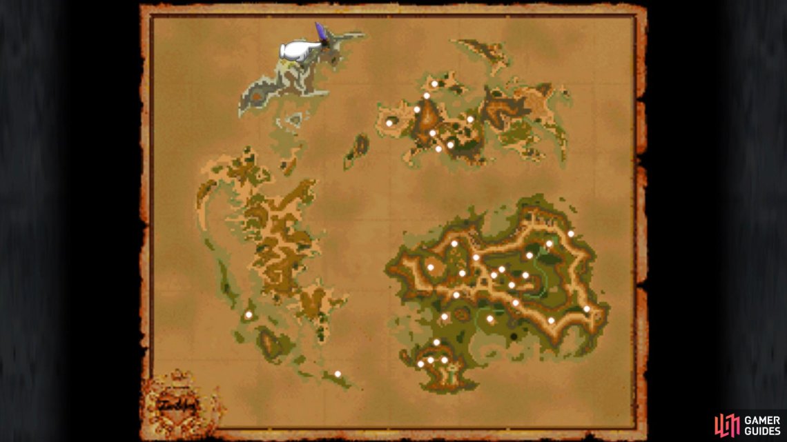 The location of Mountain Crack 1 on the world map