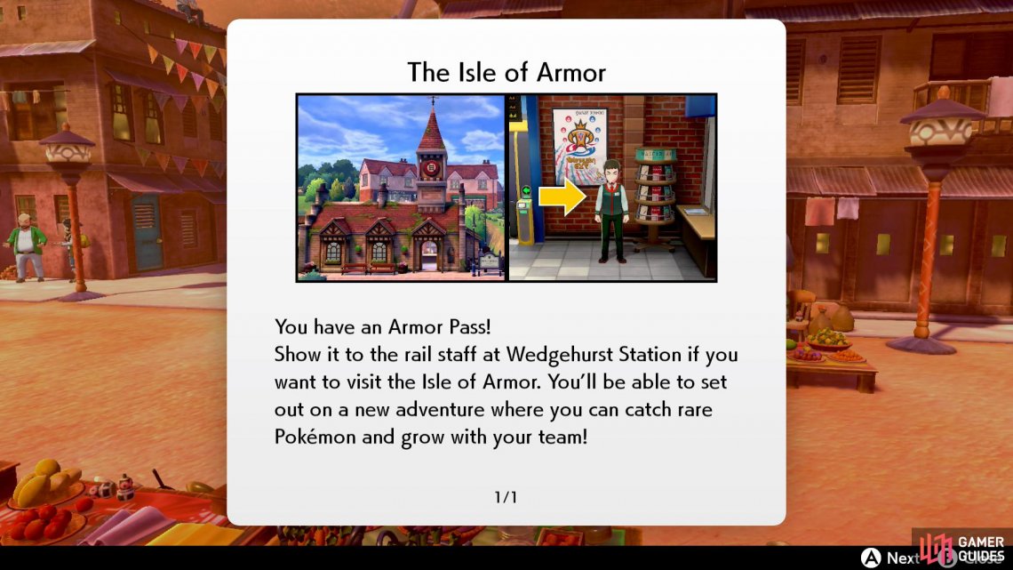 Visiting The Isle Of Armor Walkthrough The Isle Of Armor Dlc Pokemon Sword Shield Gamer Guides