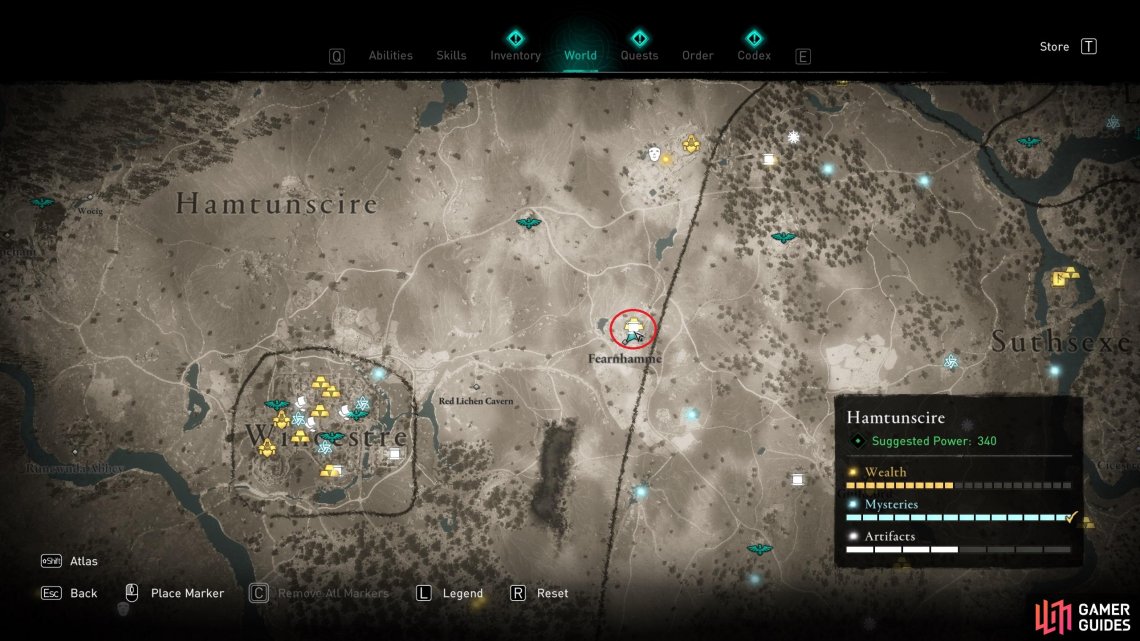 Treasure Hoard Maps Hamtunscire Artifacts Assassin S Creed Valhalla Gamer Guides