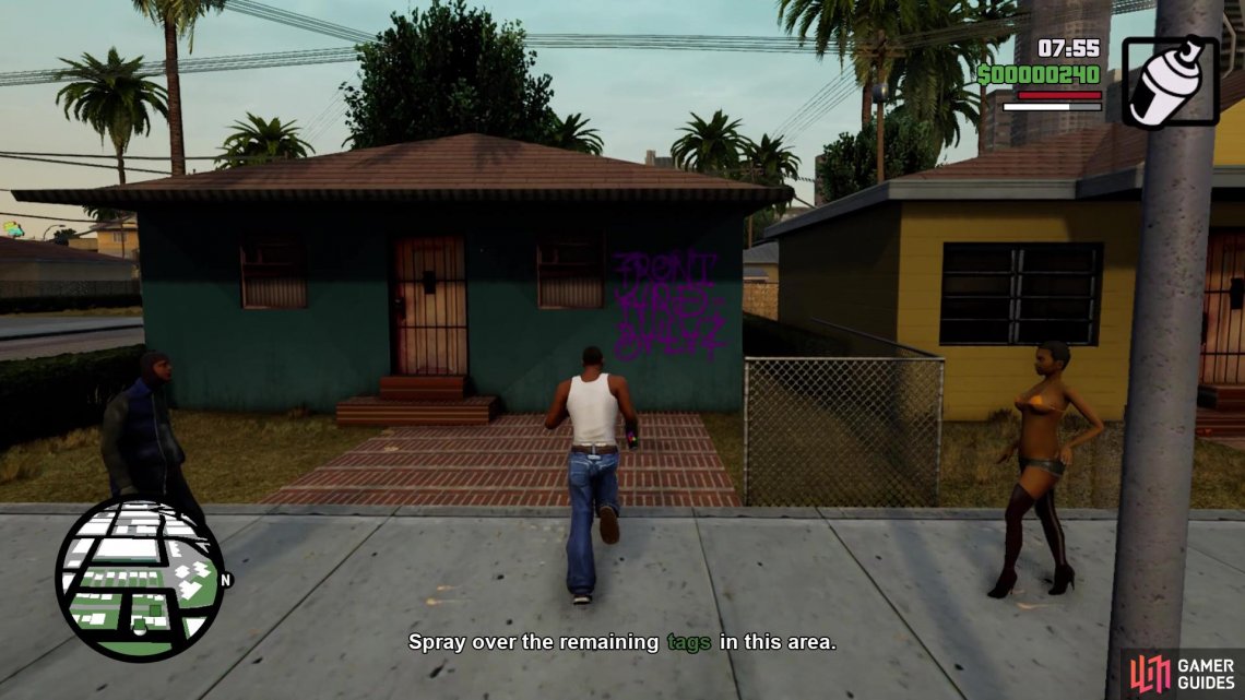 You will find Tags throughout Los Santos