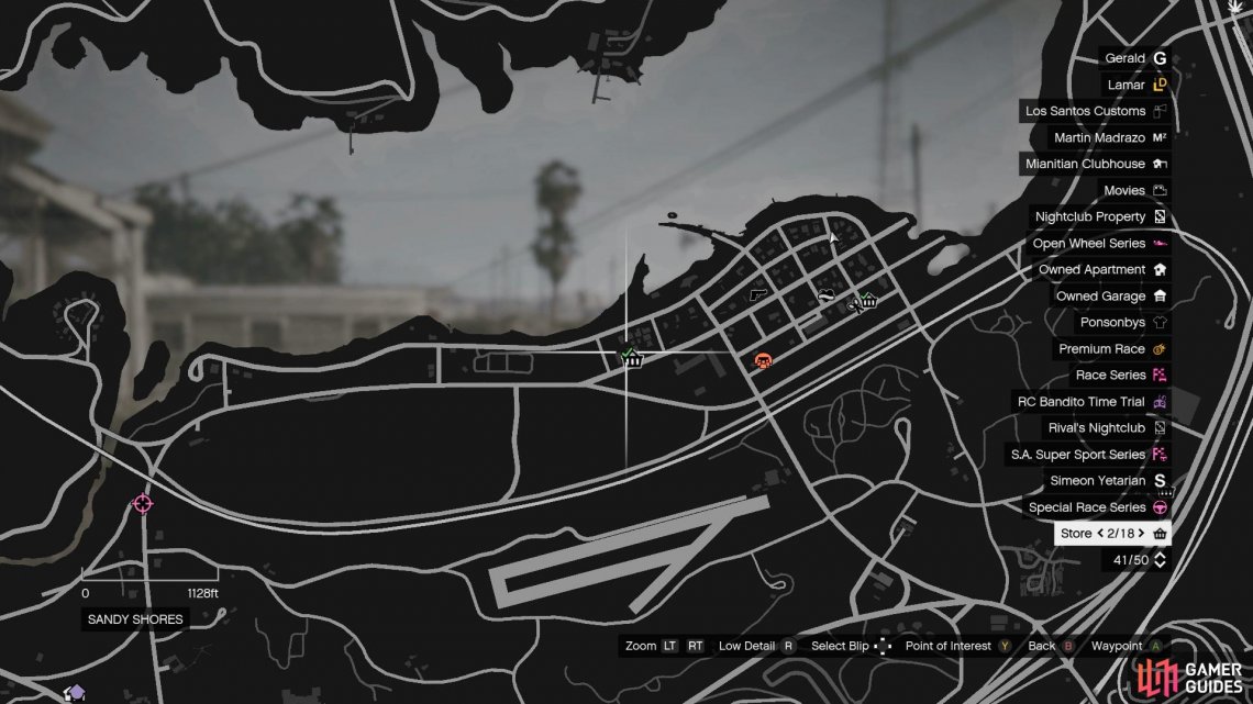 gta 5 online figures map