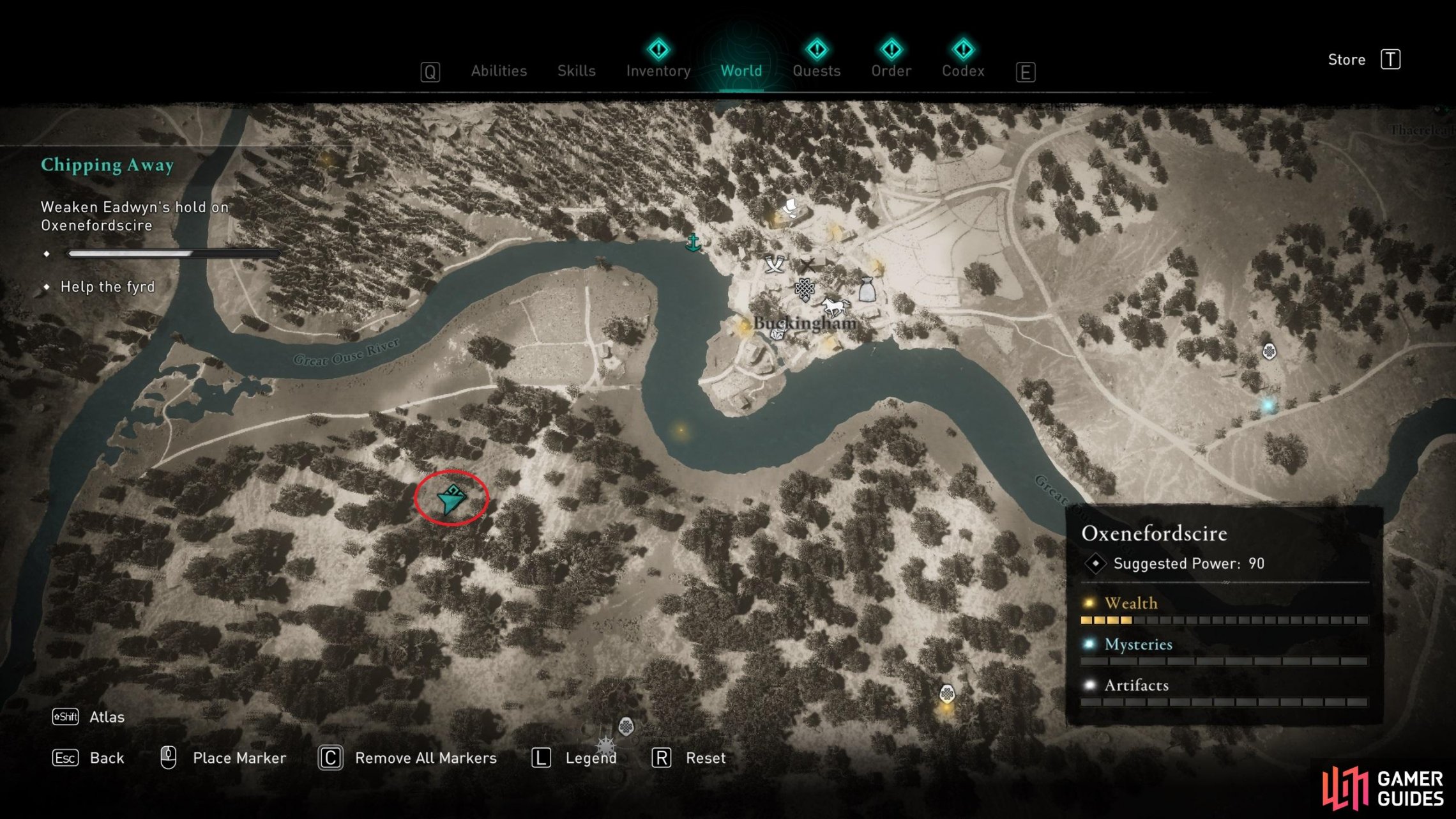 Assassin's creed valhalla chipping away locations