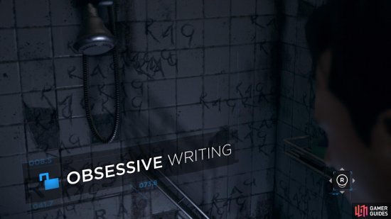 Find rA9 writing in the shower