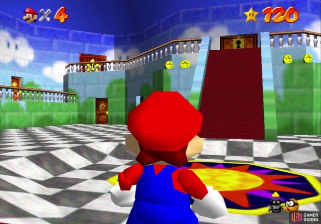 Layout of Peach's Castle - Introduction - Super Mario 64 | Super Mario ...