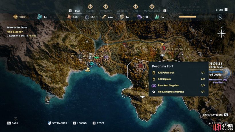 vale of the ghost snake quest savur location