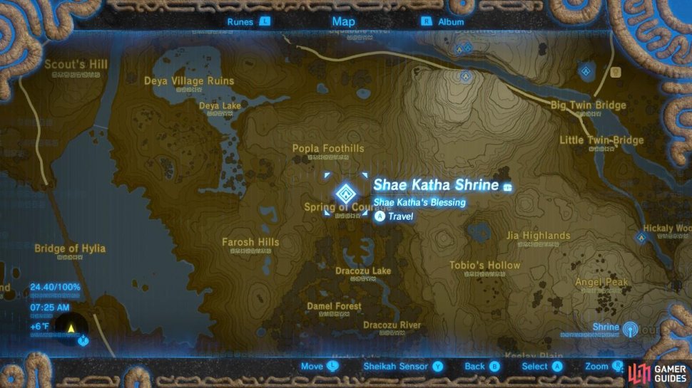 Shae Katha Shrine - Lake Region - Towers and Shrines | The Legend of ...