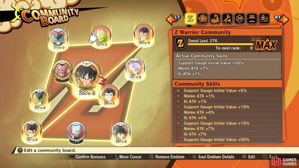 Dragon Ball Z Kakarot Development Community Board Setup Images