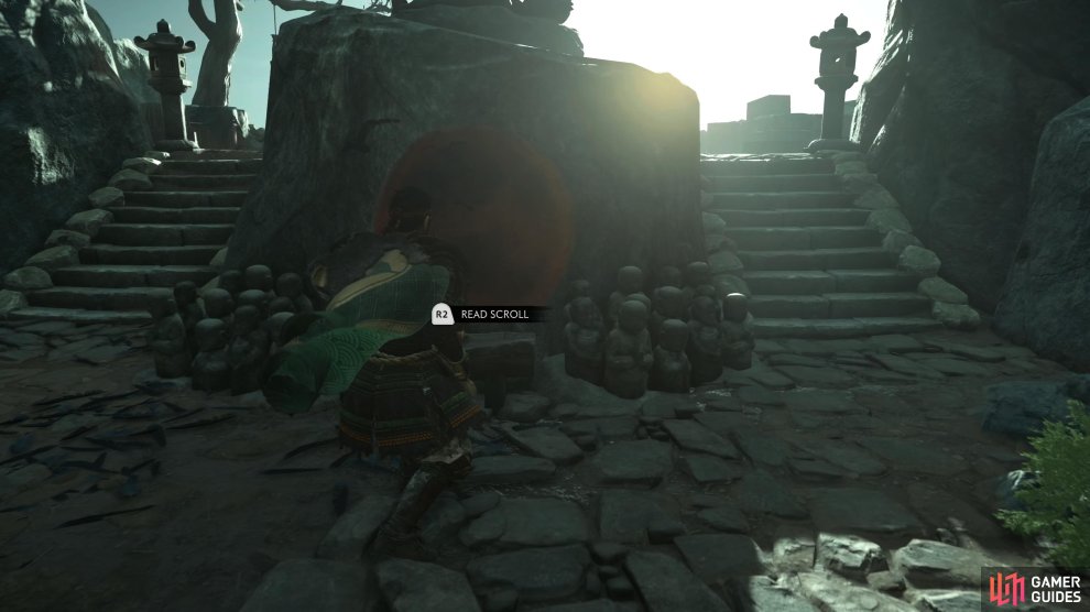 Blood stain shrine ghost of tsushima