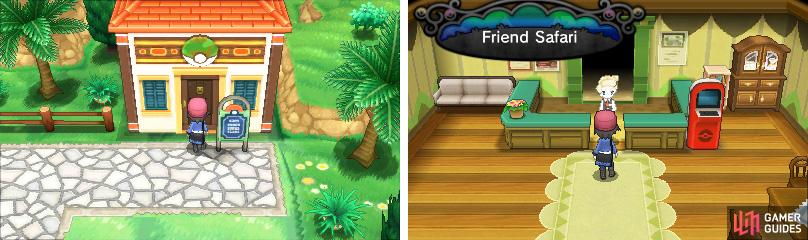 pokemon x and y friend safari exclusives