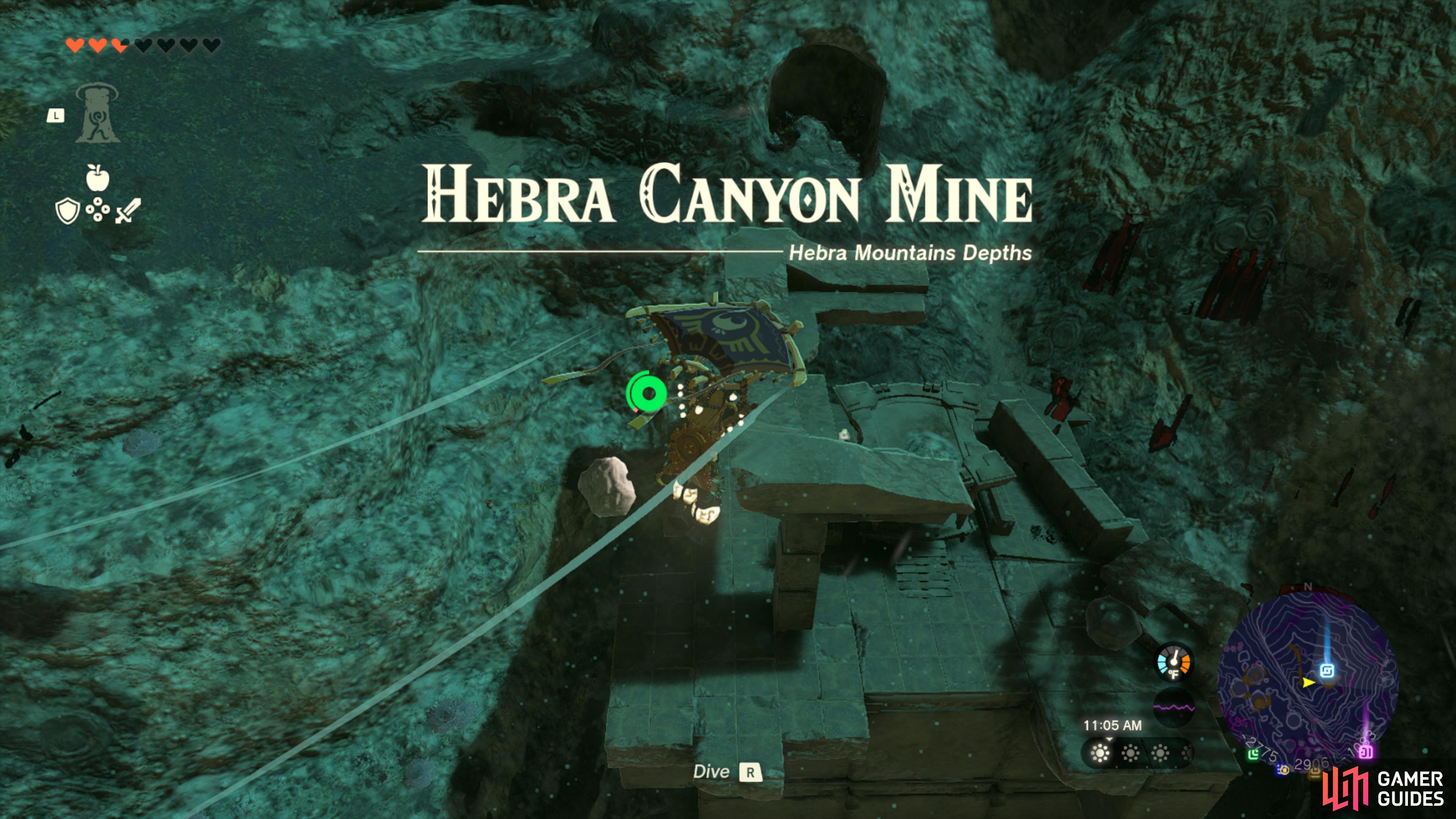 Hebra Canyon Mine - The Legend of Zelda: Tears of the Kingdom Database