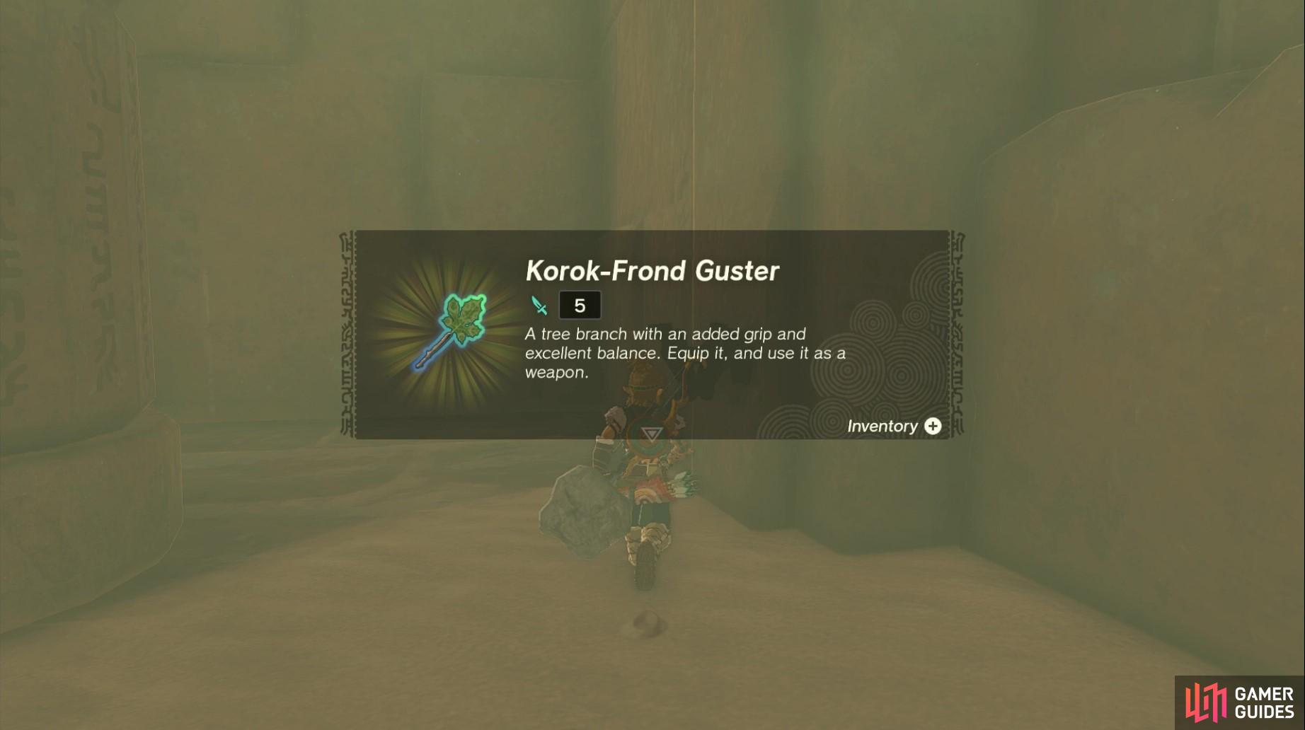 Korok-Frond Guster - The Legend of Zelda: Tears of the Kingdom Database ...