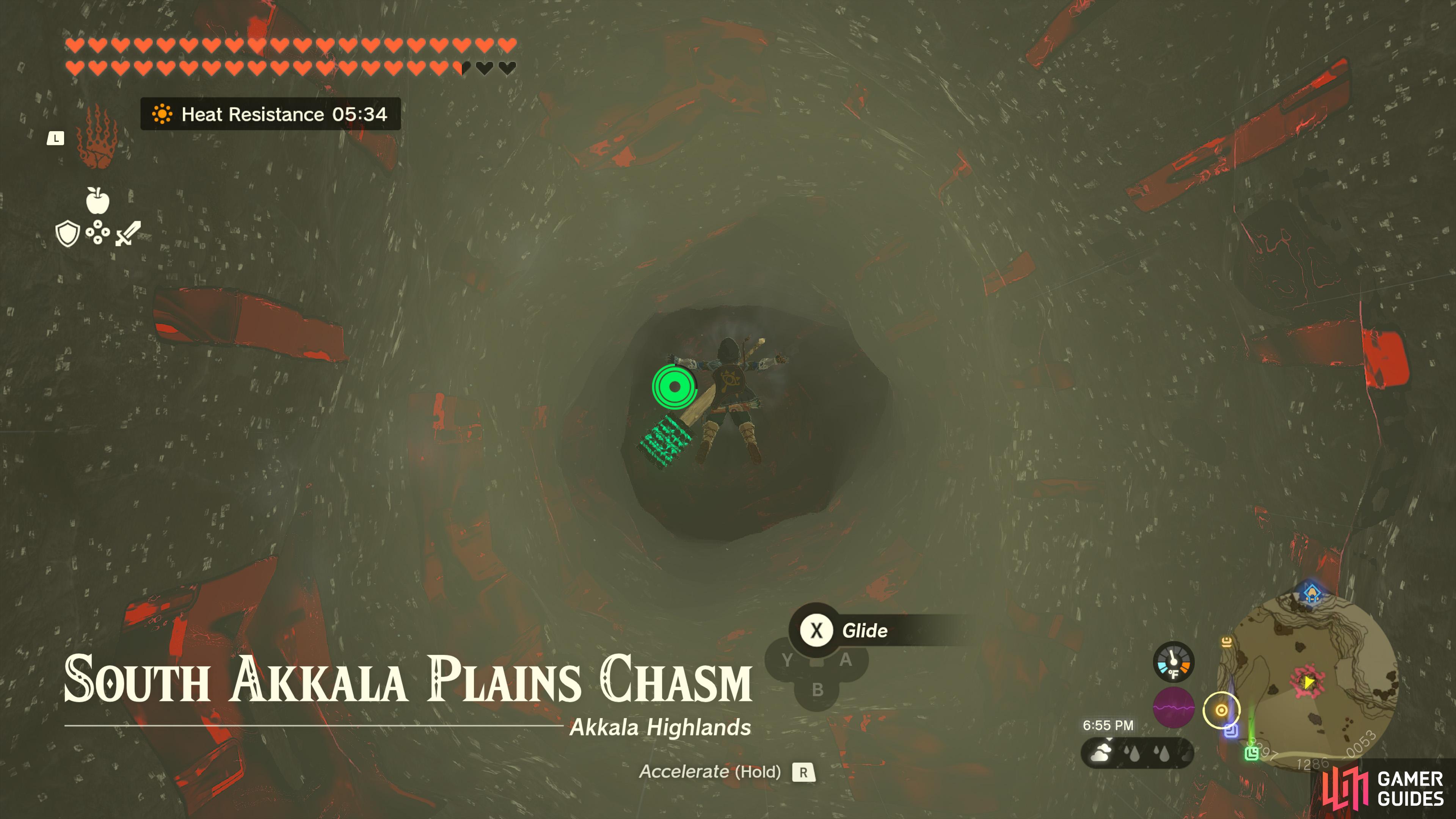 South Akkala Plains Chasm - The Legend of Zelda: Tears of the Kingdom ...