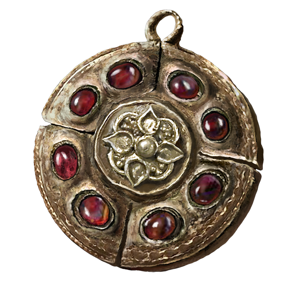 crimson amber medallion 1 talisman