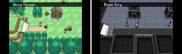 Pokémon Black & White - Version Changes - Black City & White Forest