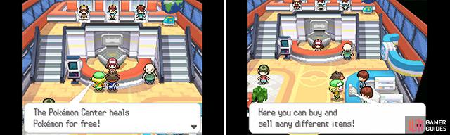 Whether you’re a novice or an expert, you’ll find yourself constantly returning to the Pokémon Center to heal your mons and stock up on items.