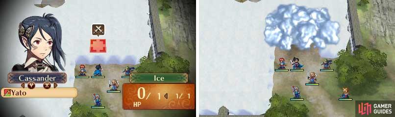 The ice only has 1 “hit point” so it’s easy to break.