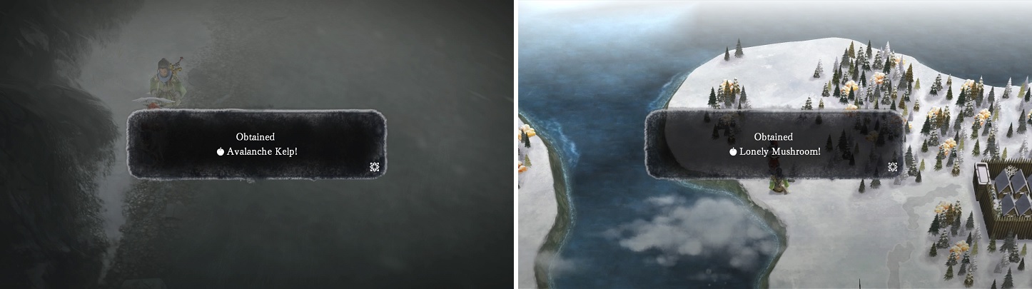 You will find shiny spots in towns/dungeons (left), as well as on the world map (right).