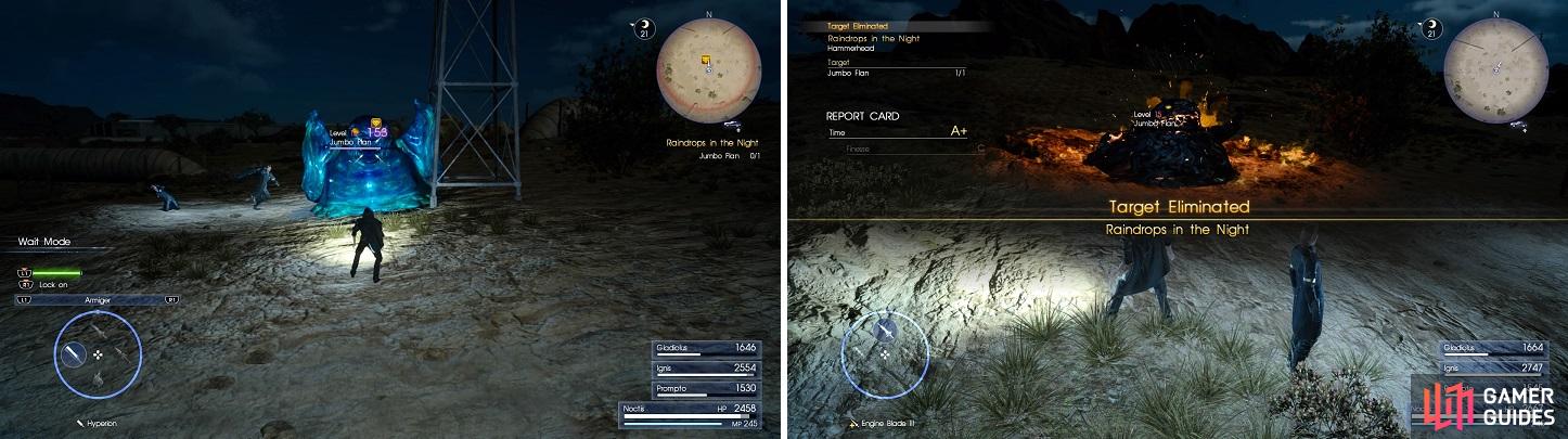 Some hunts are only available at night, so you might need to wait until night rolls around, although you are given the option to wait when accepting the hunt.