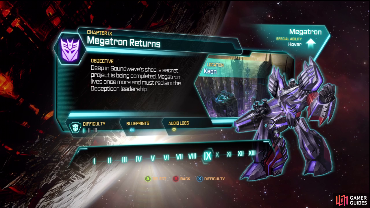 transformers fall of cybertron megatron returns