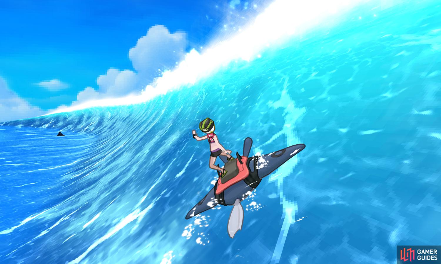 Mantine surfing