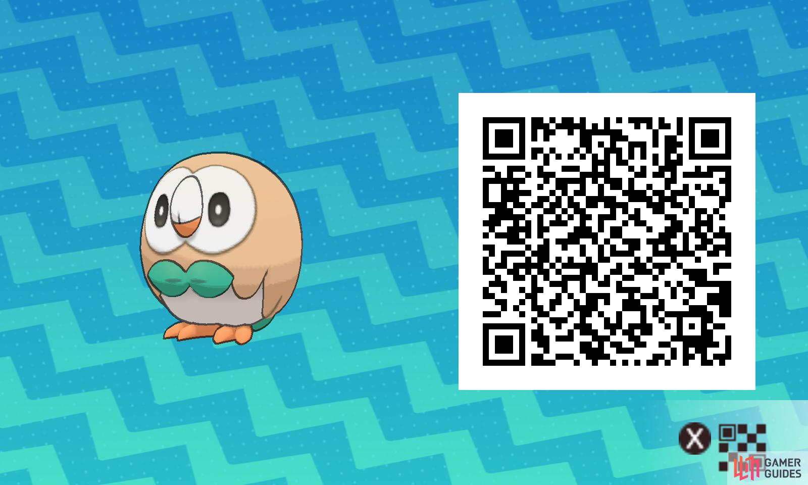 No. 001 to 025 - Lists - QR Codes, Pokémon: Ultra Sun & Moon