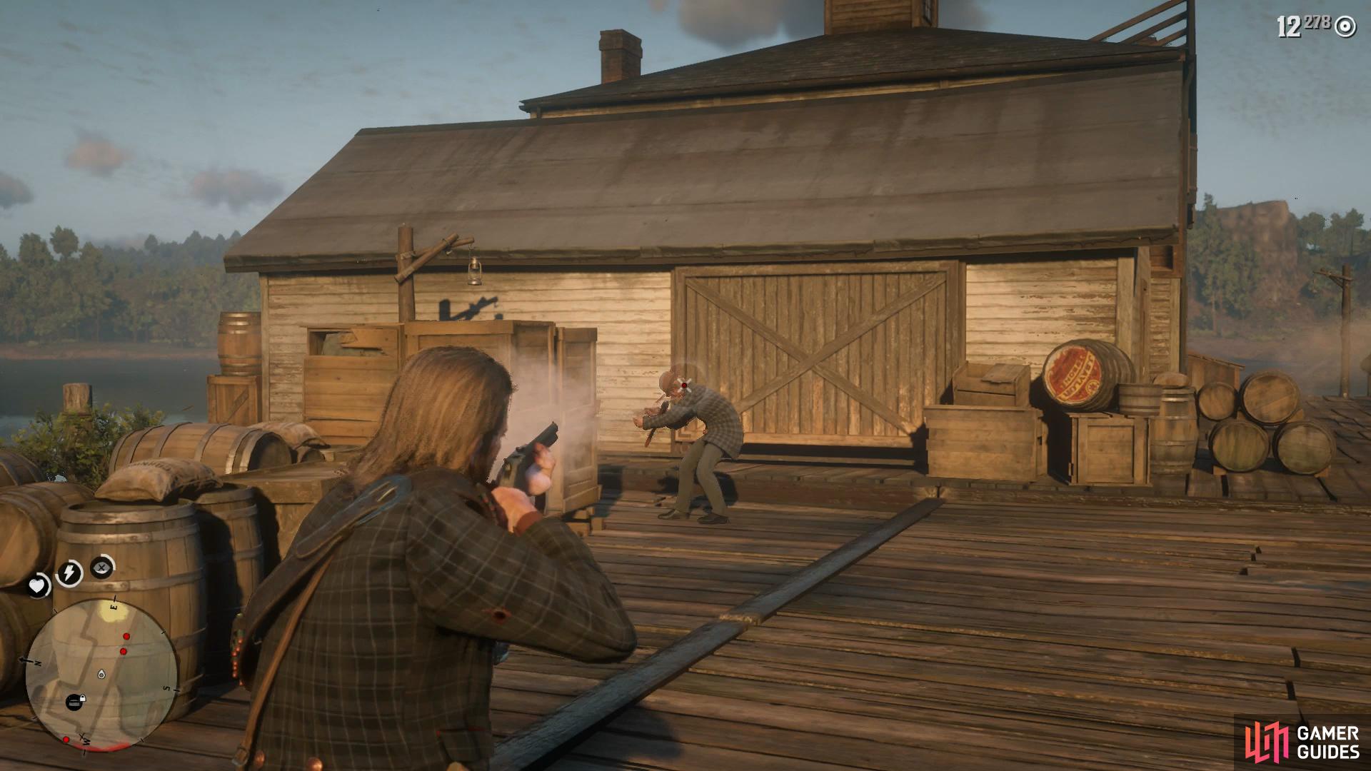 Only kill the Pinkertons in your direct path when trying to save Sadie and Abigail.