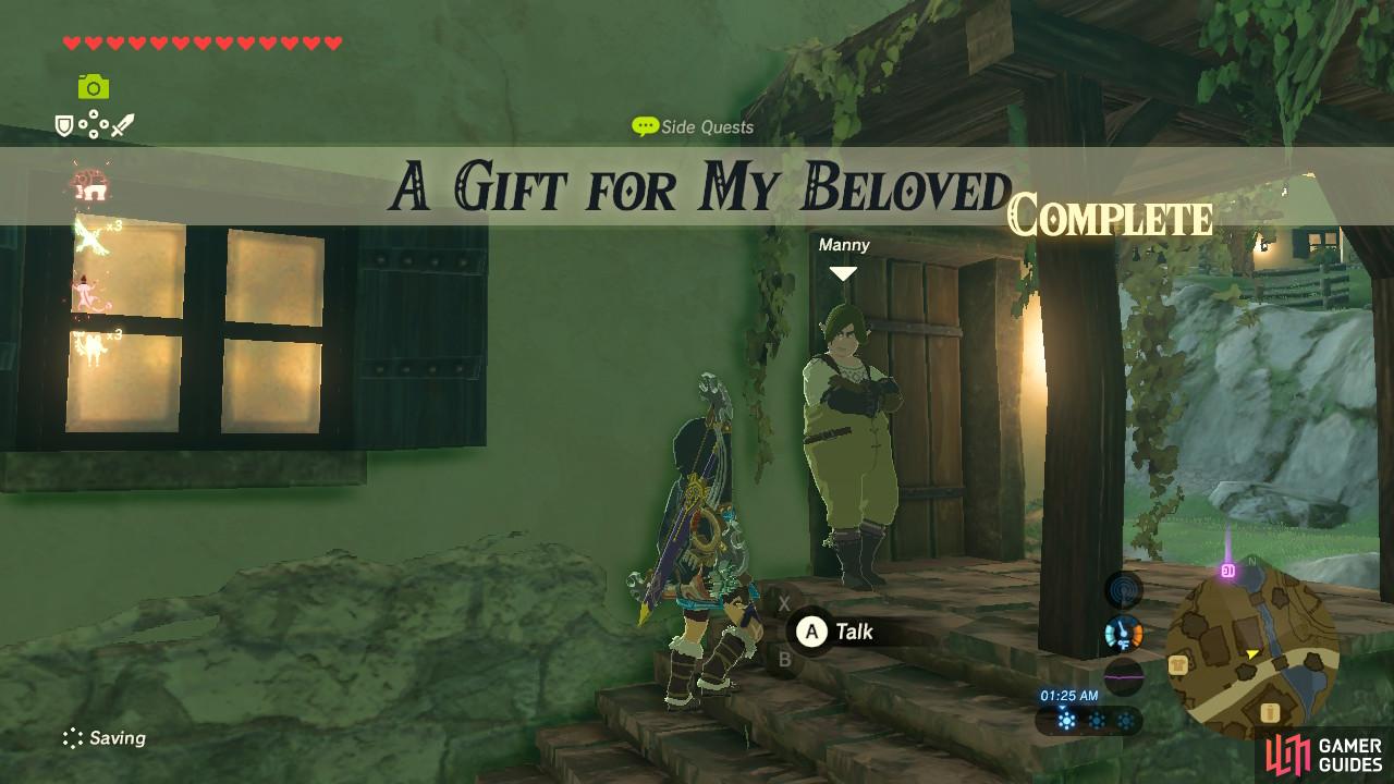 How To Complete A Gift For By Beloved In The Legend Of Zelda