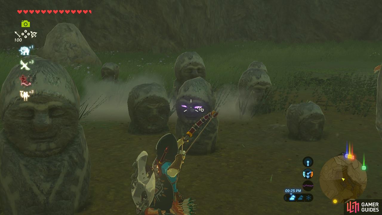 The Crowned Beast quest (Mezza Lo shrine) walkthrough in Zelda