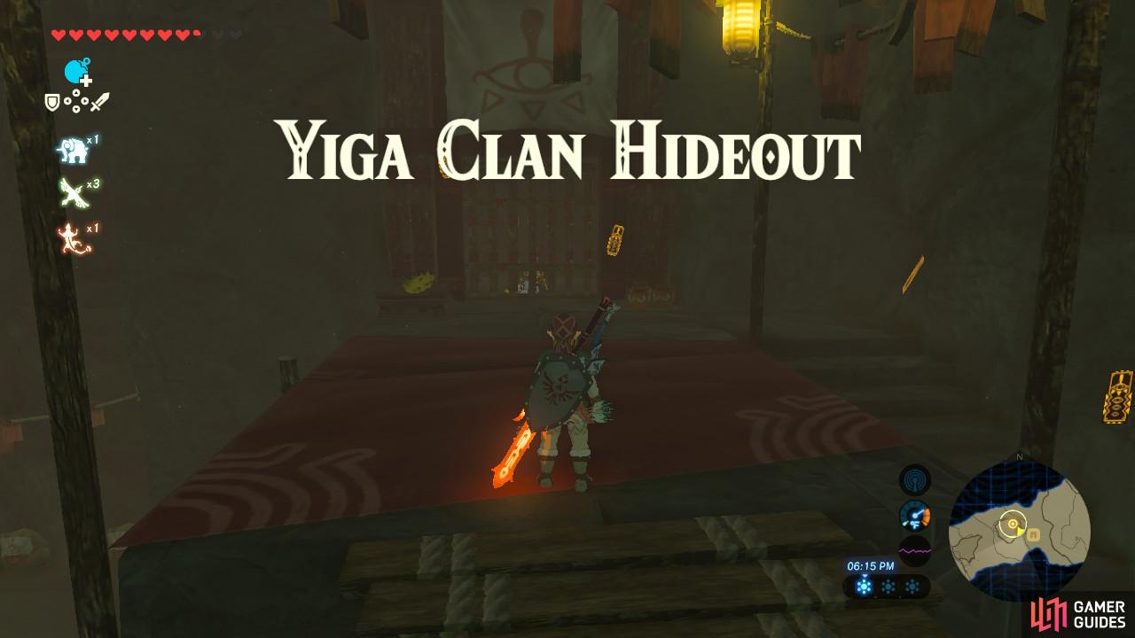 Yiga Clan Hideout - Divine Beast Vah Naboris - Story Quests | The ...