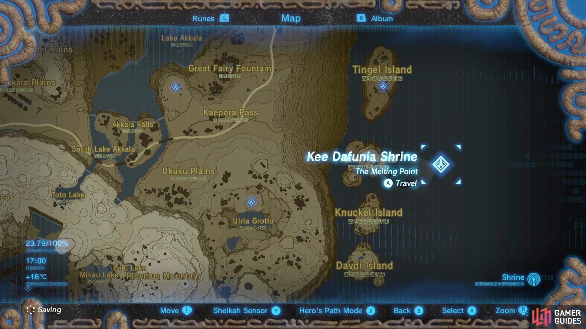 Mipha's song shrine locations